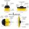 Drill Brush Power Scrubber By Useful Products 5 in W 5 in L Brush, Yellow Y-S-E42O-QC-DB - alternate 4